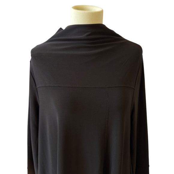 LIV BY HABITAT CLOTHES TUNIC TOP LAGENLOOK ASYMMETRIC HEM ELEVATED BASIC CHIC S - Picture 3 of 12